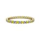 1 - Joyce 2.00 mm Yellow Sapphire and Diamond Eternity Band 