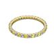 2 - Joyce 2.00 mm Yellow Sapphire and Diamond Eternity Band 