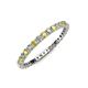 3 - Joyce 2.00 mm Yellow Sapphire and Diamond Eternity Band 
