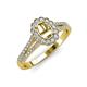 3 - Raisa Desire Semi Mount Halo Engagement Ring 