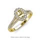 3 - Raisa Desire Semi Mount Halo Engagement Ring 