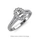 3 - Raisa Desire Semi Mount Halo Engagement Ring 