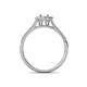 4 - Raisa Desire Semi Mount Halo Engagement Ring 