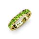 4 - Livia 3.00 mm Peridot Eternity Band 