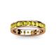 3 - Livia 3.00 mm Yellow Diamond Eternity Band 