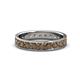 1 - Livia 3.00 mm Smoky Quartz Eternity Band 