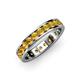 4 - Livia 3.00 mm Citrine Eternity Band 