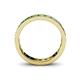 5 - Livia 3.00 mm Green Garnet Eternity Band 