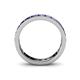 5 - Livia 3.00 mm Iolite Eternity Band 