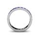 5 - Livia 3.00 mm Tanzanite Eternity Band 