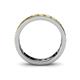 5 - Livia 3.00 mm Yellow Sapphire Eternity Band 