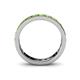 5 - Livia 3.00 mm Peridot Eternity Band 