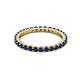 2 - Joyce 2.30 mm Blue Sapphire Eternity Band 
