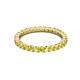 2 - Joyce 2.30 mm Yellow Sapphire Eternity Band 