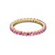 2 - Joyce 2.30 mm Pink Sapphire Eternity Band 