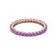 2 - Joyce 2.30 mm Amethyst Eternity Band 