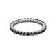 2 - Joyce 2.30 mm Black Diamond Eternity Band 