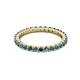 2 - Joyce 2.30 mm London Blue Topaz Eternity Band 