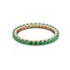 2 - Joyce 2.30 mm Emerald Eternity Band 
