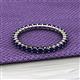 2 - Joyce 2.30 mm Blue Sapphire Eternity Band 