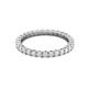 2 - Joyce 2.30 mm White Sapphire Eternity Band 