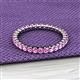 2 - Joyce 2.30 mm Pink Sapphire Eternity Band 