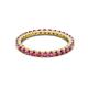 2 - Joyce 2.30 mm Pink Tourmaline Eternity Band 