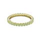 2 - Joyce 2.30 mm Peridot Eternity Band 