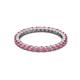 2 - Joyce 2.30 mm Rhodolite Garnet Eternity Band 