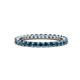 1 - Joyce 2.30 mm Blue Diamond Eternity Band 