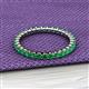 2 - Joyce 2.30 mm Emerald Eternity Band 