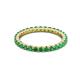 2 - Joyce 2.30 mm Emerald Eternity Band 