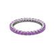 2 - Joyce 2.30 mm Amethyst Eternity Band 