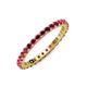 3 - Joyce 2.30 mm Ruby Eternity Band 
