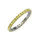 3 - Joyce 2.30 mm Yellow Sapphire Eternity Band 