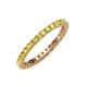 3 - Joyce 2.30 mm Yellow Sapphire Eternity Band 
