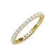 3 - Joyce 2.30 mm White Sapphire Eternity Band 