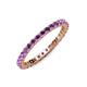 3 - Joyce 2.30 mm Amethyst Eternity Band 