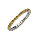 3 - Joyce 2.30 mm Citrine Eternity Band 