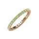 3 - Joyce 2.30 mm Peridot Eternity Band 