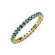 3 - Joyce 2.30 mm London Blue Topaz Eternity Band 