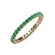 3 - Joyce 2.30 mm Emerald Eternity Band 