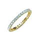 3 - Joyce 2.30 mm Aquamarine Eternity Band 
