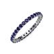 3 - Joyce 2.30 mm Blue Sapphire Eternity Band 