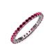 3 - Joyce 2.30 mm Ruby Eternity Band 