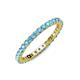 3 - Joyce 2.30 mm Blue Topaz Eternity Band 