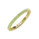 3 - Joyce 2.30 mm Peridot Eternity Band 