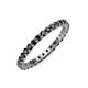 3 - Joyce 2.30 mm Black Diamond Eternity Band 