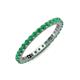 3 - Joyce 2.30 mm Emerald Eternity Band 