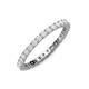 3 - Joyce 2.30 mm White Sapphire Eternity Band 